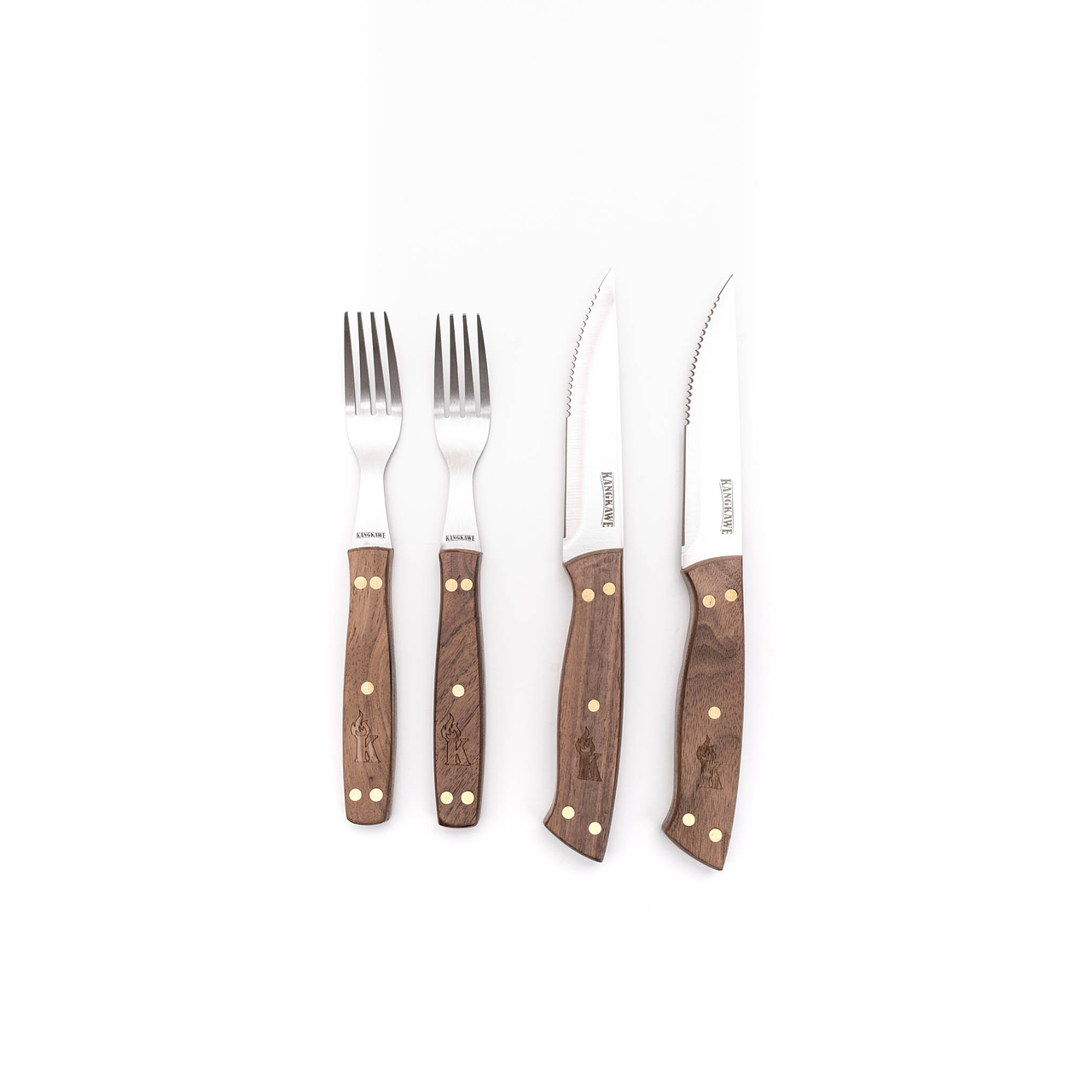 Set 2 Cuchillos 5" y 2 Tenedores de Asado