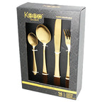SET CUCHILLERIA 16 PIEZAS KEEP GOLD