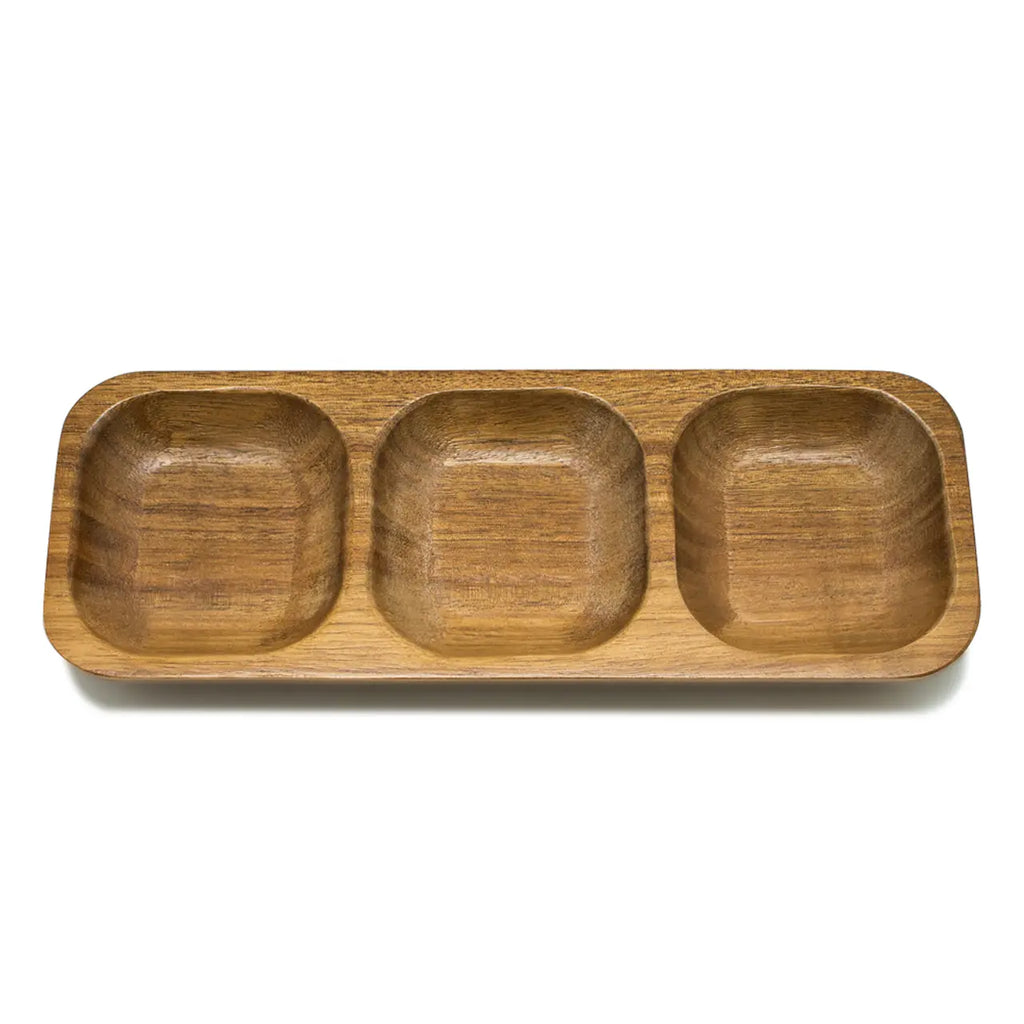 PLATO COMPARTIMIENTO APERITIVO MADERA WAYU