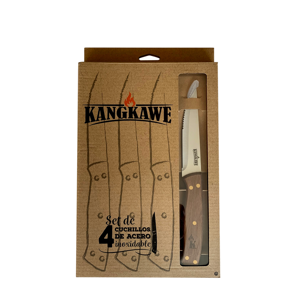 Set 4 Cuchillos 5" para Asado