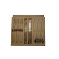 Set 4 Cuchillos 5" y 4 Tenedores de Asado