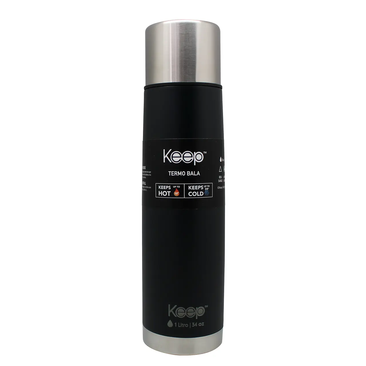 TERMO BALA KEEP 500 ml Rubber