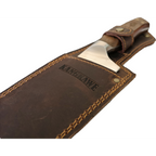 Cuchillo 8" Parrillero Catemu C/Funda Cuero Café