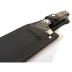 Cuchillo 8" Parrillero Curacavi  C/Funda Cuero Negra