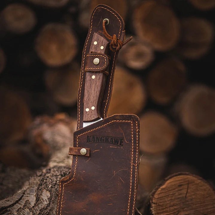 Machete 7" Riñihue c/Funda Cuero Café